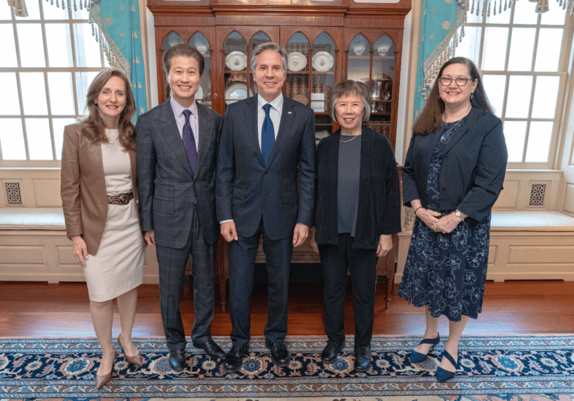 ABAC Members with Secretary of State Antony Blinken.