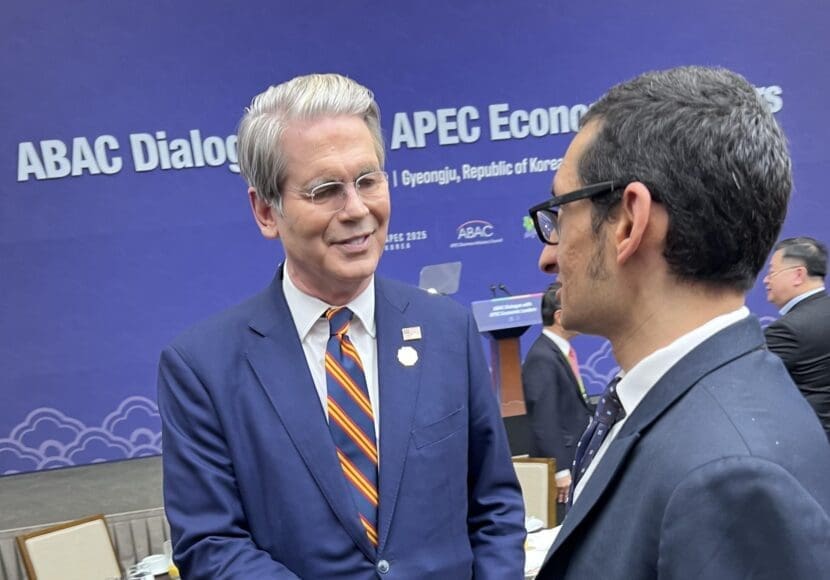 ABAC USA Member Bimal Patel and U.S. Secretary of the Treasury